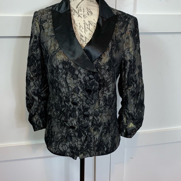 Vintage tux blazer - Picture 2 of 5